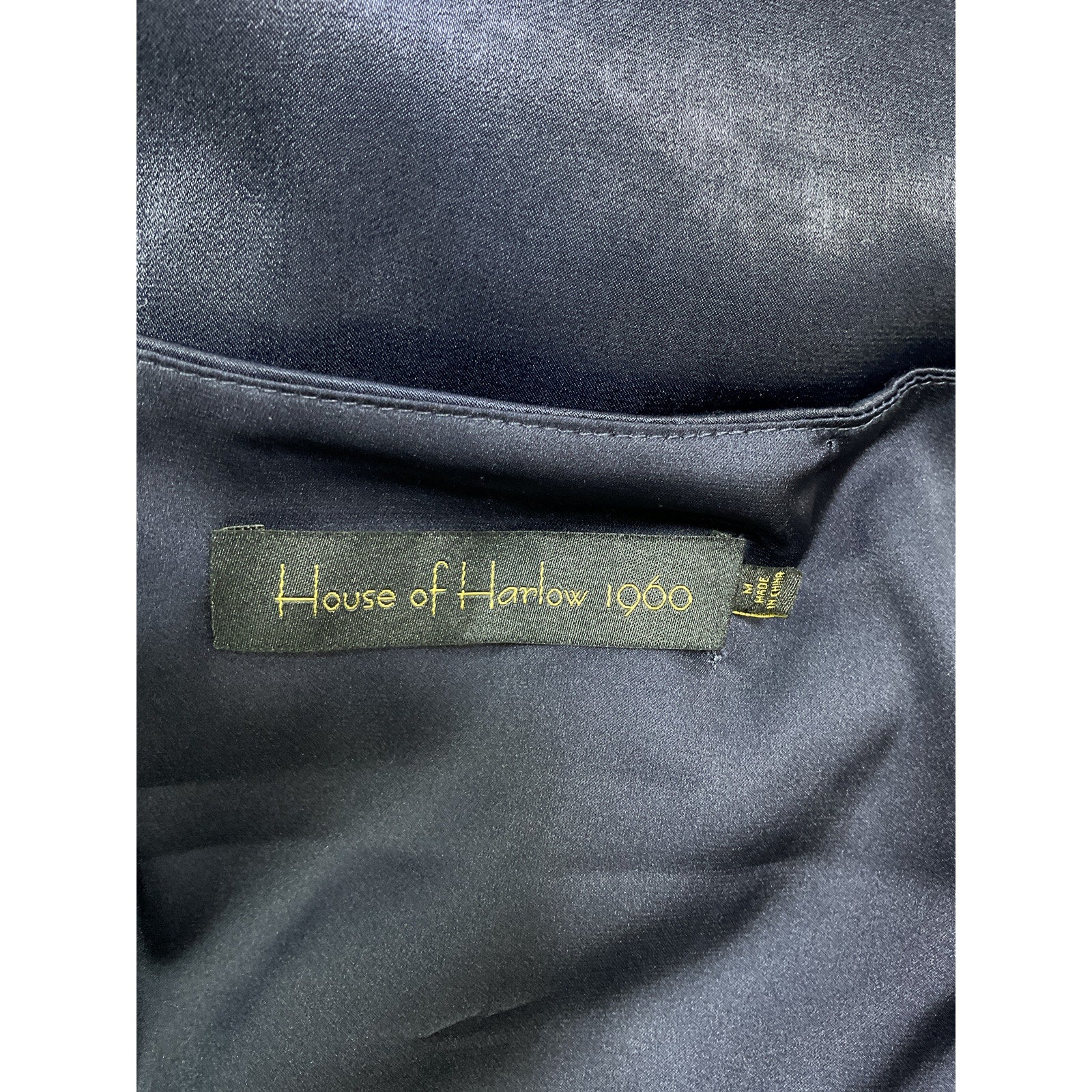 House Of Harlow 1960 x Revolve 'Vianne' Blue Sateen Mini Dress Size M