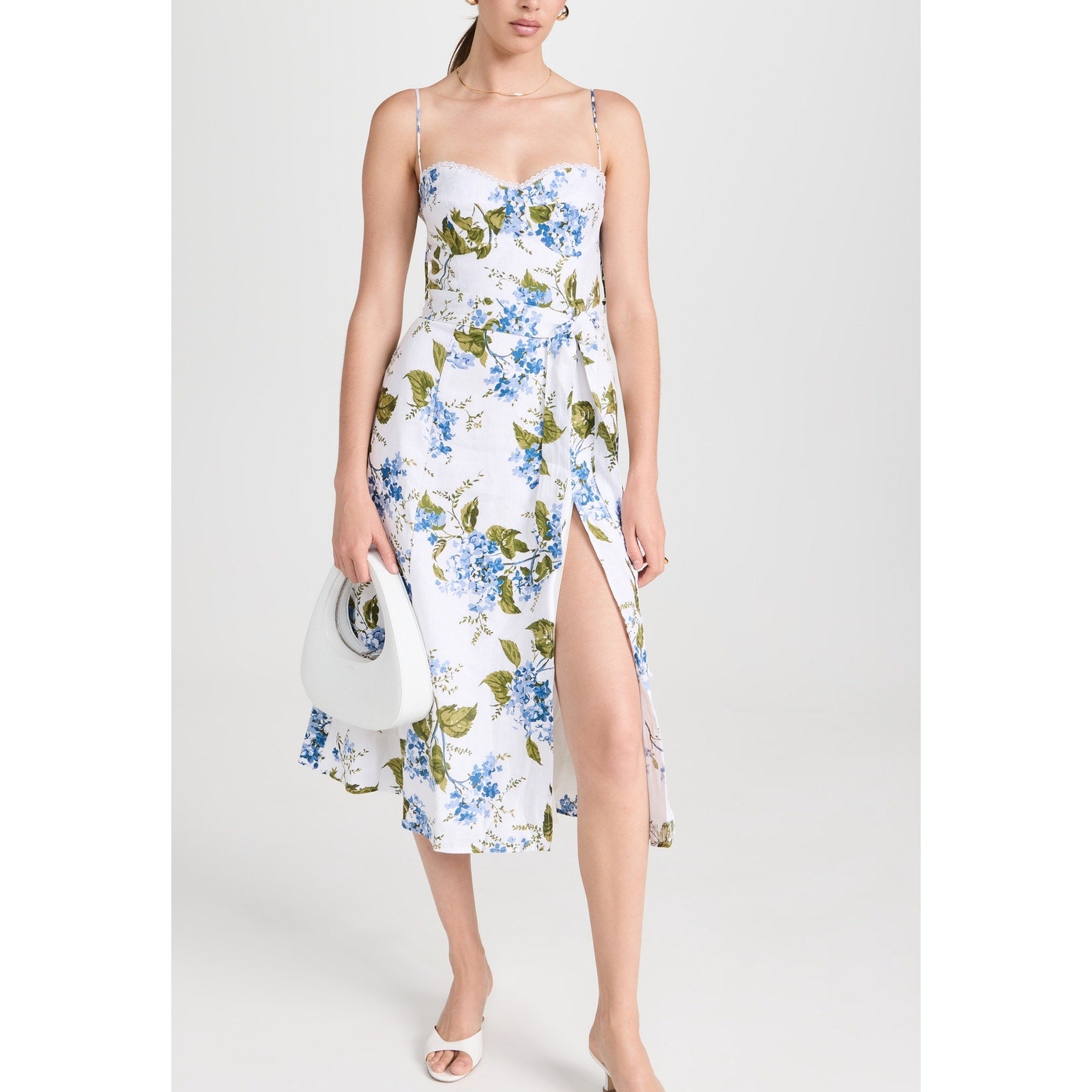 Reformation 'Kieryn' White Linen Dress Size 2
