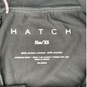 Hatch Stretch Black Before During And After Leggings Size XS