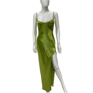 Nicholas Satin Limelight Ariah Dress Size 2