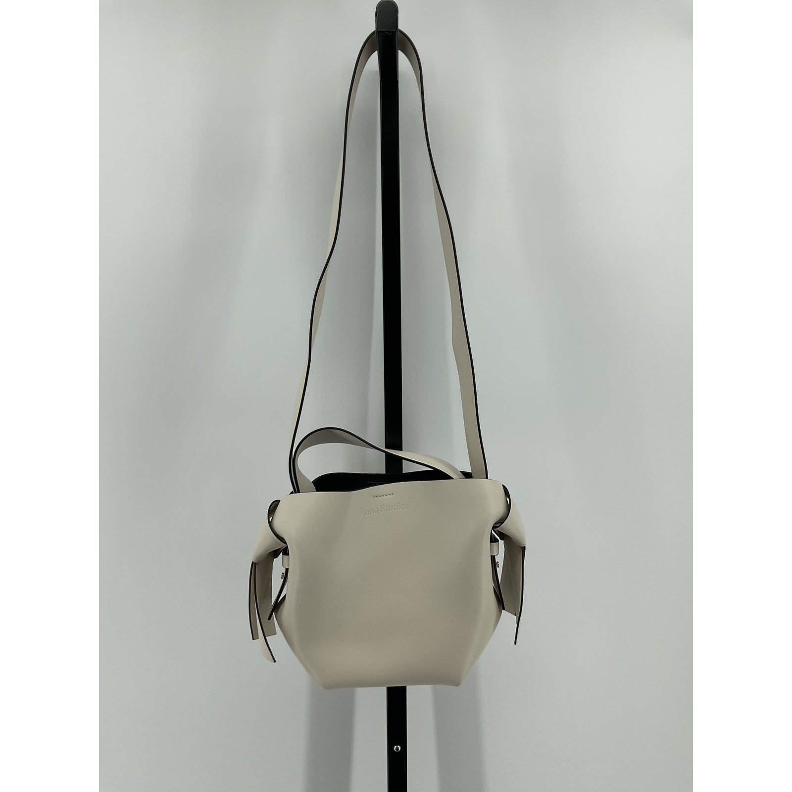 Acne Studios 'Musubi' White Leather Mini Shoulder Bag