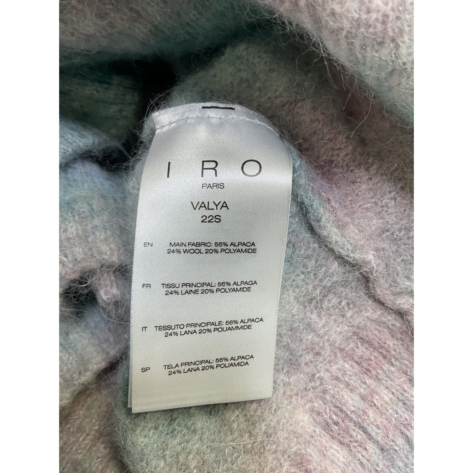 Iro 'Valya' Pink Cashmere Pullover Sweater Size XS