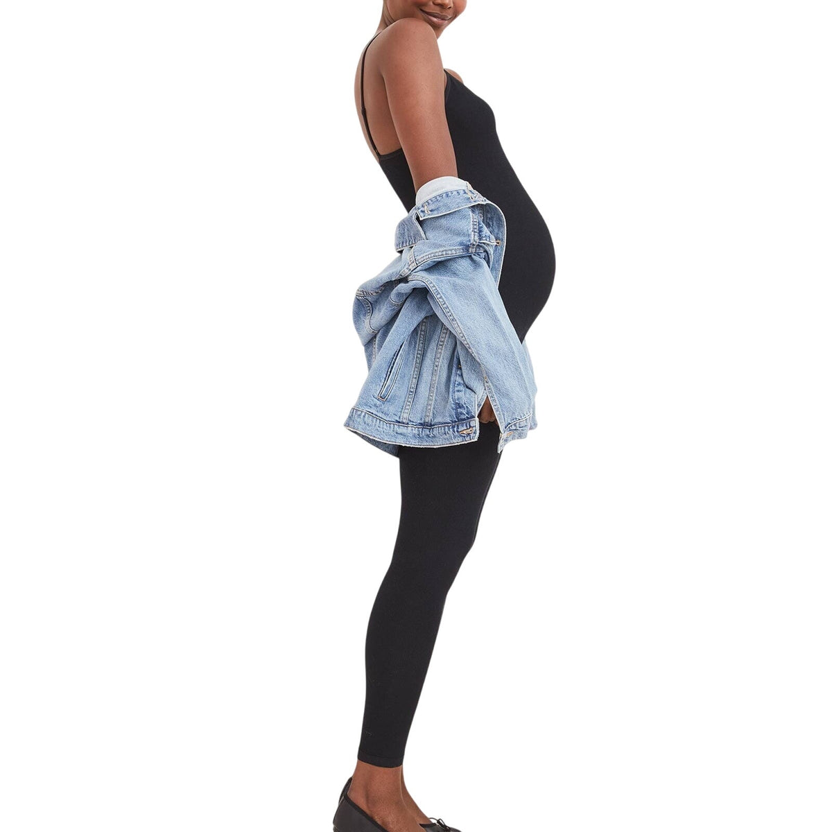 Hatch The Body Black Nylon Rib Unitard Size XS