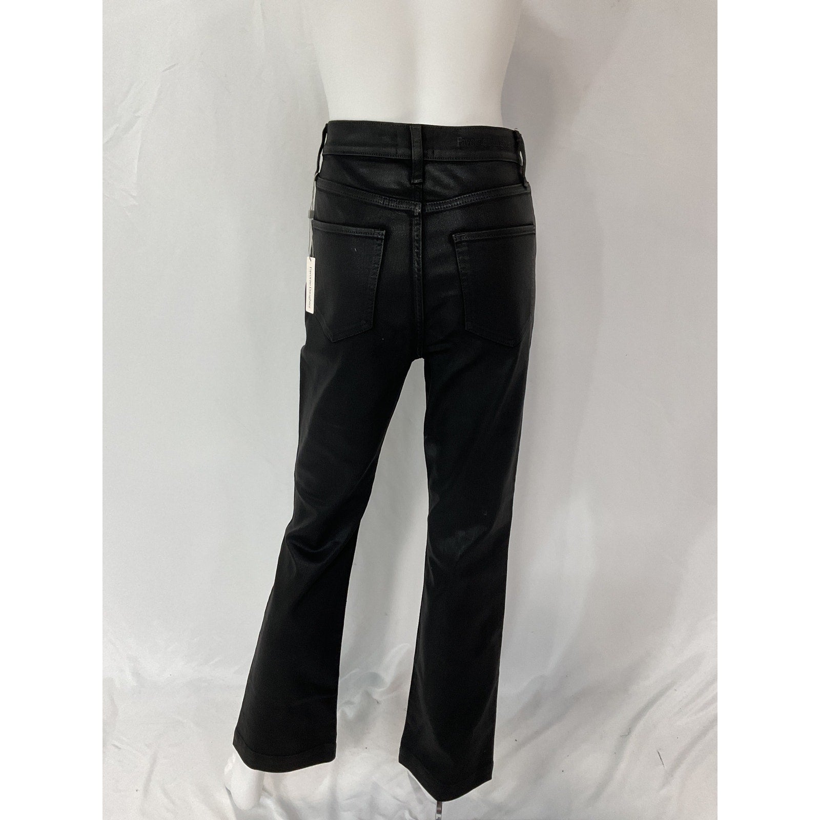 Favorite Daughter 'The Valentina' Black Boot Petite Denim Jean Size 27 - NWT