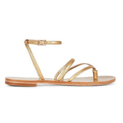 Raye Strappy Gold Void Sandals Size 5.5