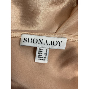 Shona Joy Silky Desert Rose La Lune Maxi Dress Size Aus 8 / US 4