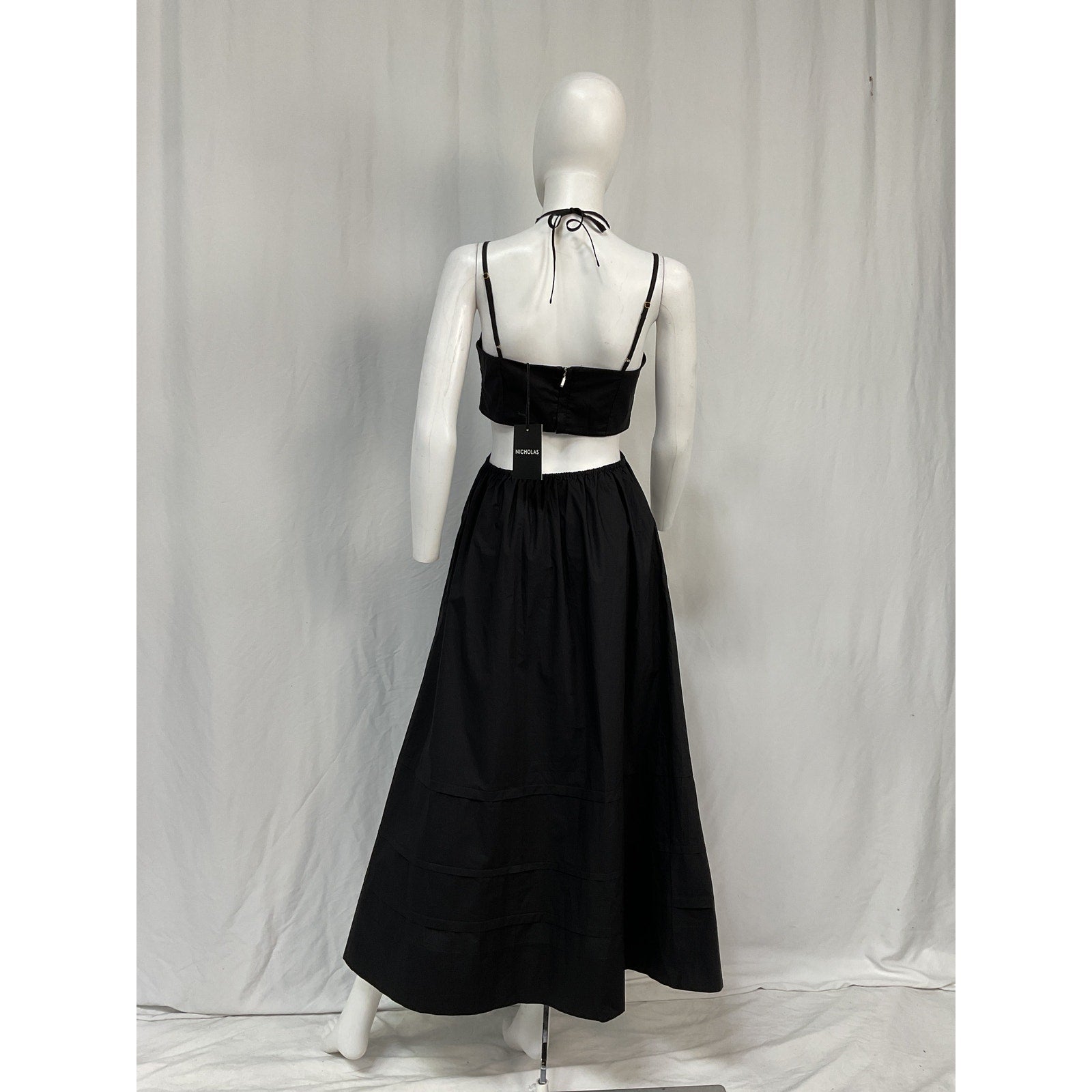 Nicholas 'Baylee' Black Cotton Dress Size 4 - NWT