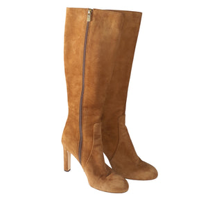 Agl Suede Brown Milly Knee High Boots Size 9.5 US/ 39.5 EU