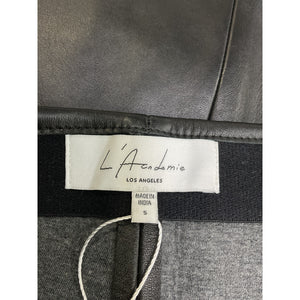 L'Academie Sleek Black Dionne Mini Skirt Size S