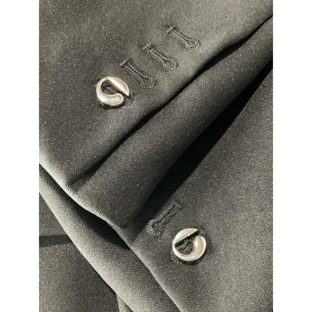 Coperni Double Breasted Black Polyester Tailored Jacket Size S