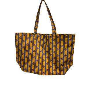 Sézane Floral Yellow Maria De La Orden Tote Bag