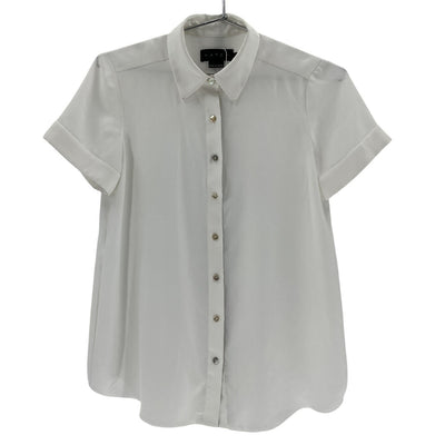 Hatch Classic White Savannah Blouse Size 0