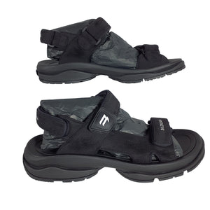 Balenciaga Sleek Black Tourist Sandal Size IT 46/ US 11 NWT