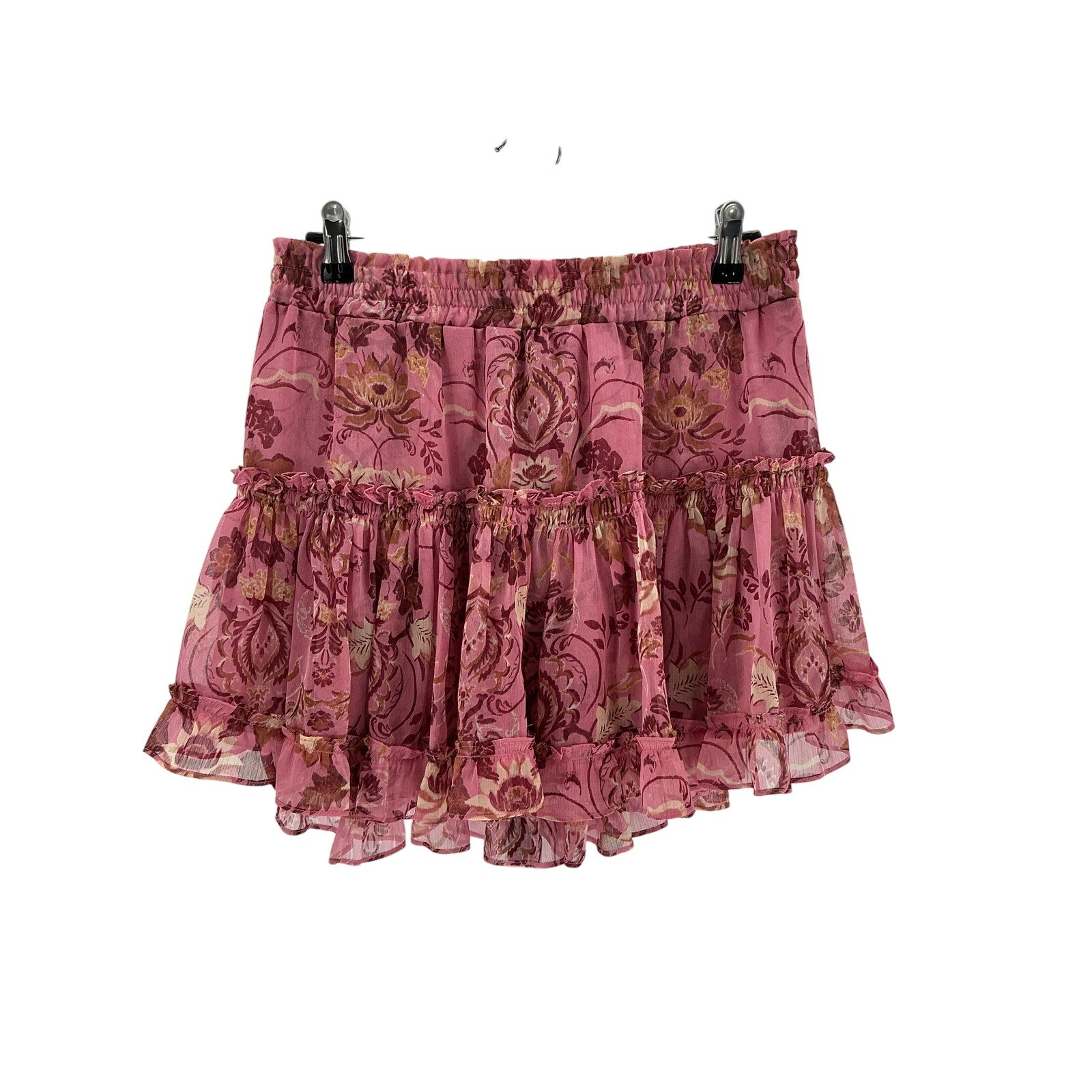 Misa Los Angeles 'Marion' Pink Polyester Skirt Size M