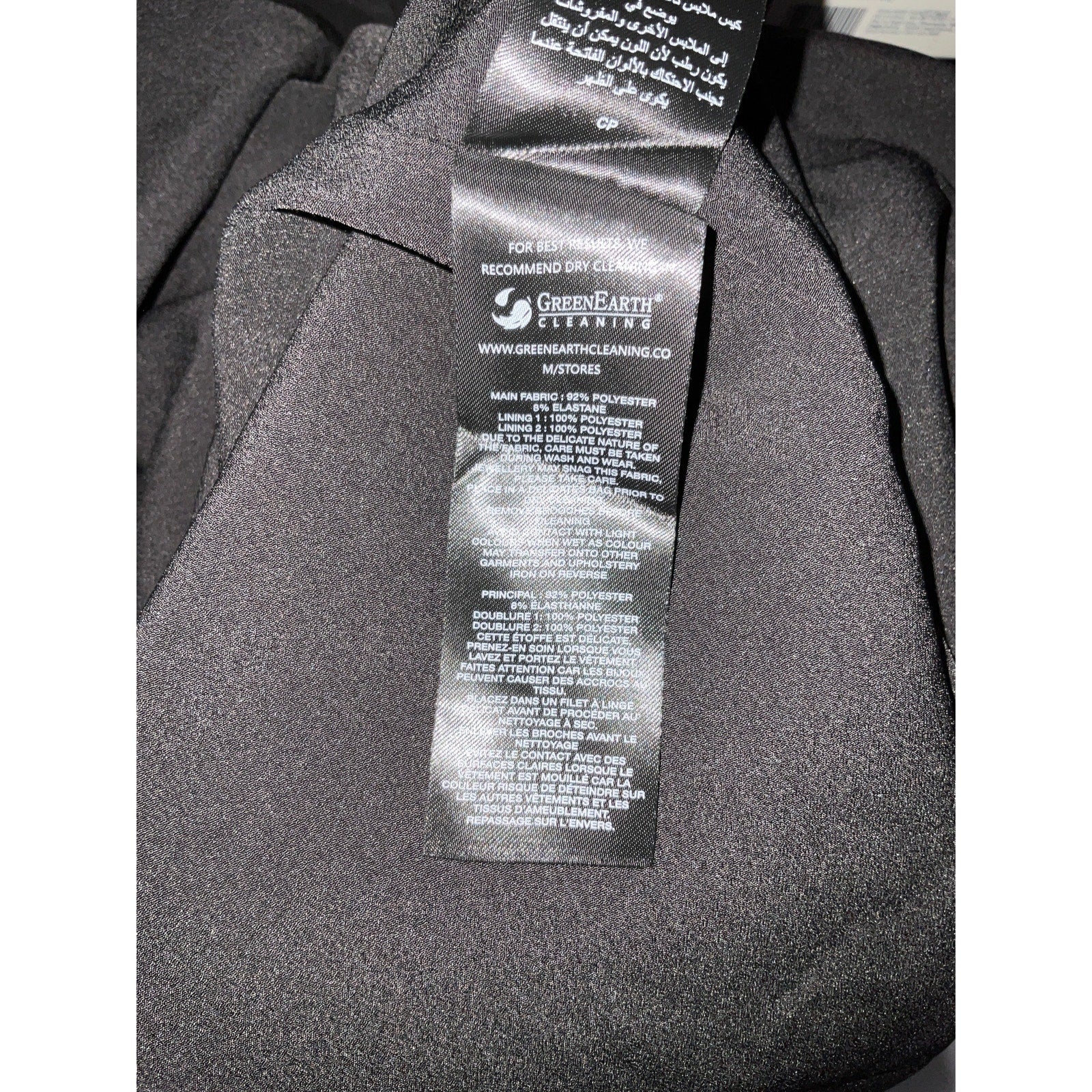Self-Portrait 'Sweetheart' Black Polyester Mini Dress Size 4