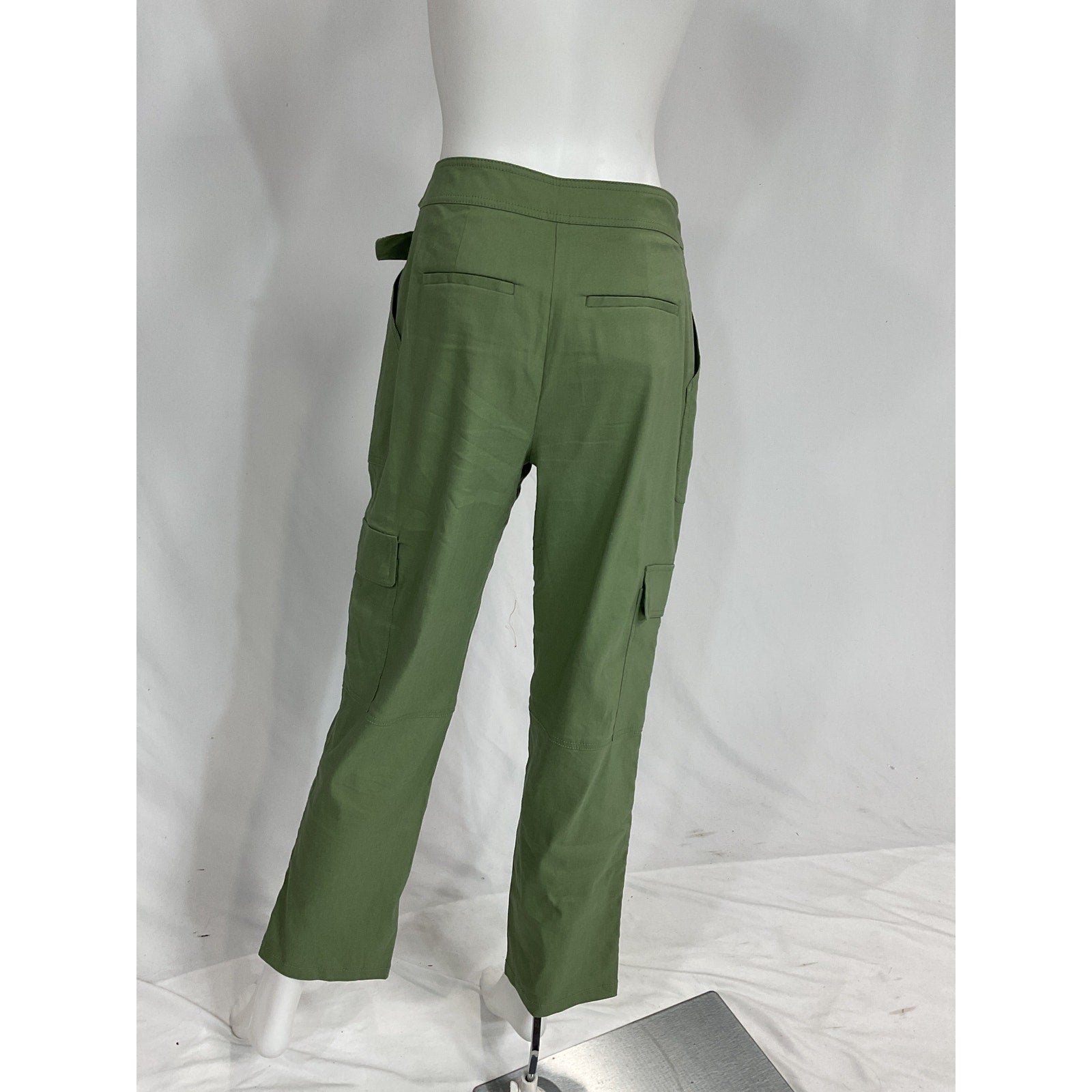 Simkhai 'Carolina' Green Linen Cargo Utility Pant Size 4