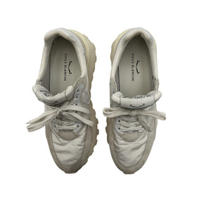 Voile Blanche 'Qwark Hype' White Leather Sneakers Size 10