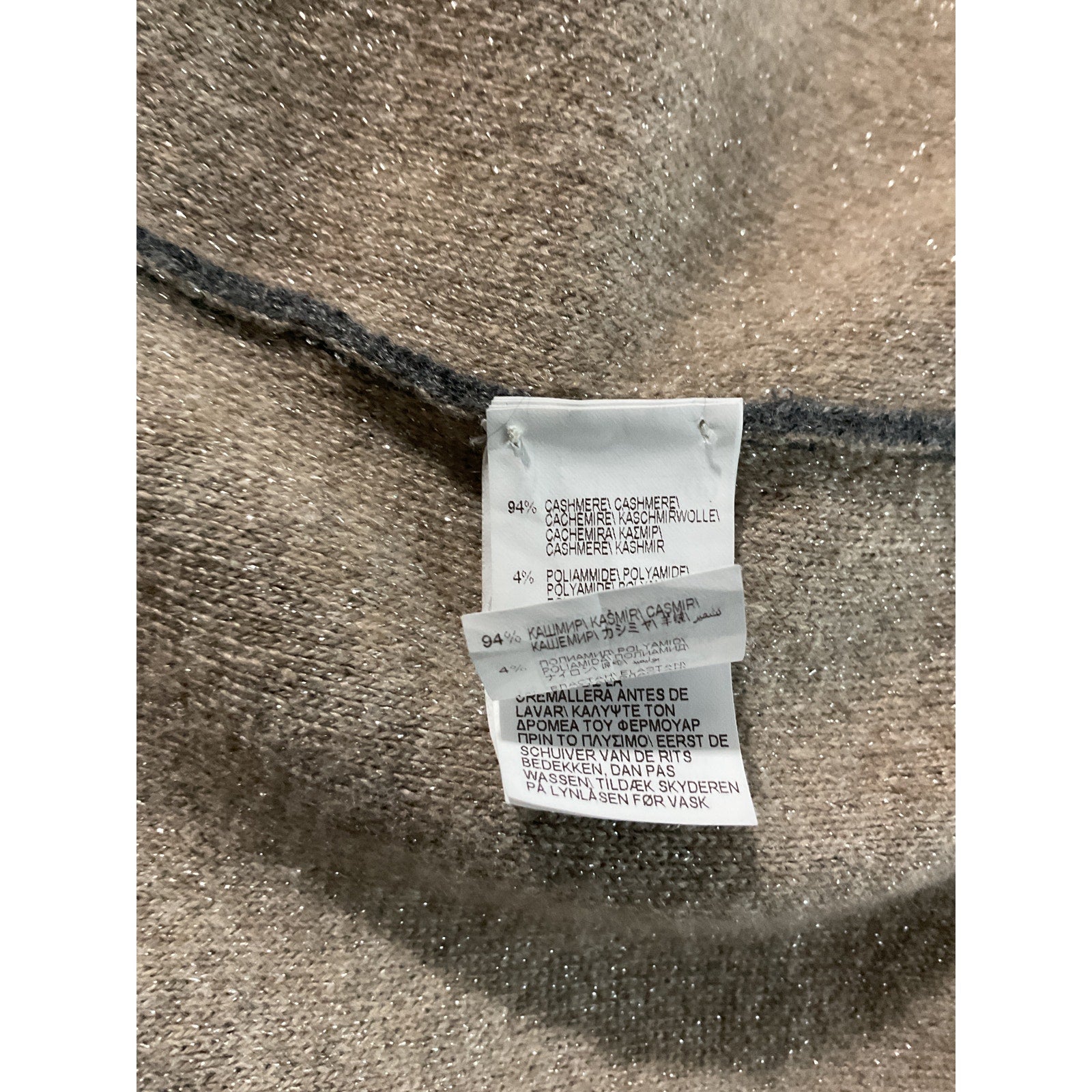 Brunello Cucinelli Grey Cashmere-Blend Long-Line Zip Hooded Cardigan Size XS