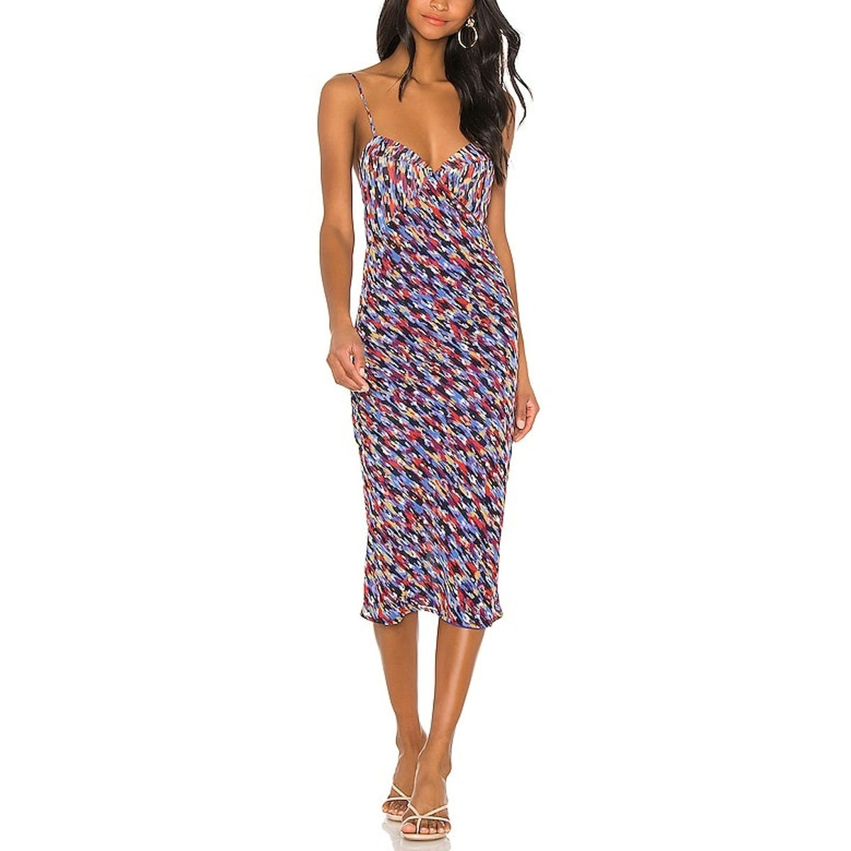 House Of Harlow 1960 Chic Multicolor Gemma Slip Dress Size M
