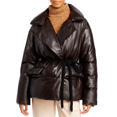 A.l.c. Quilted Brown Liam Coat Size S
