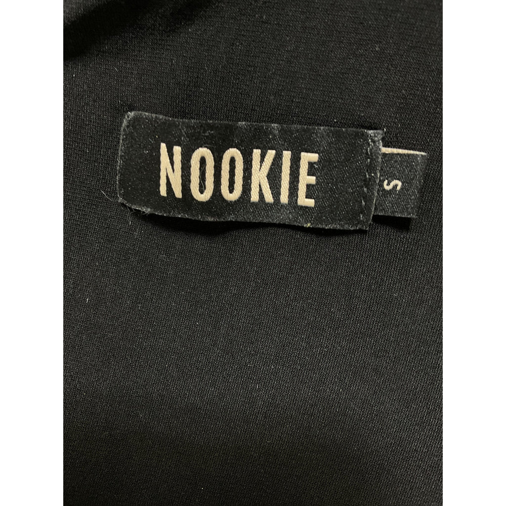 Nookie 'Leilani' Black One Shoulder Sequin Embellished Gown Size S