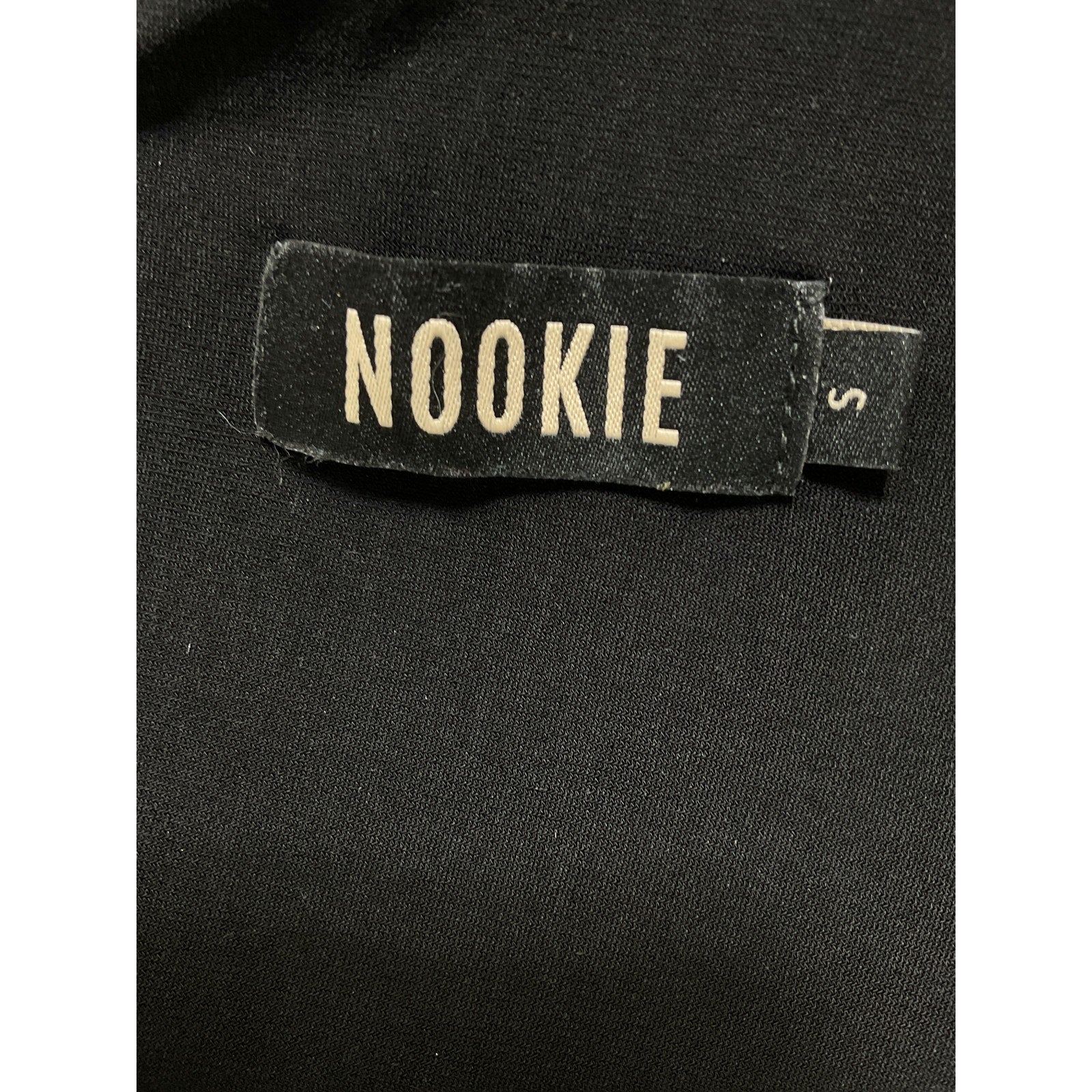 Nookie 'Leilani' Black One Shoulder Sequin Embellished Gown Size S