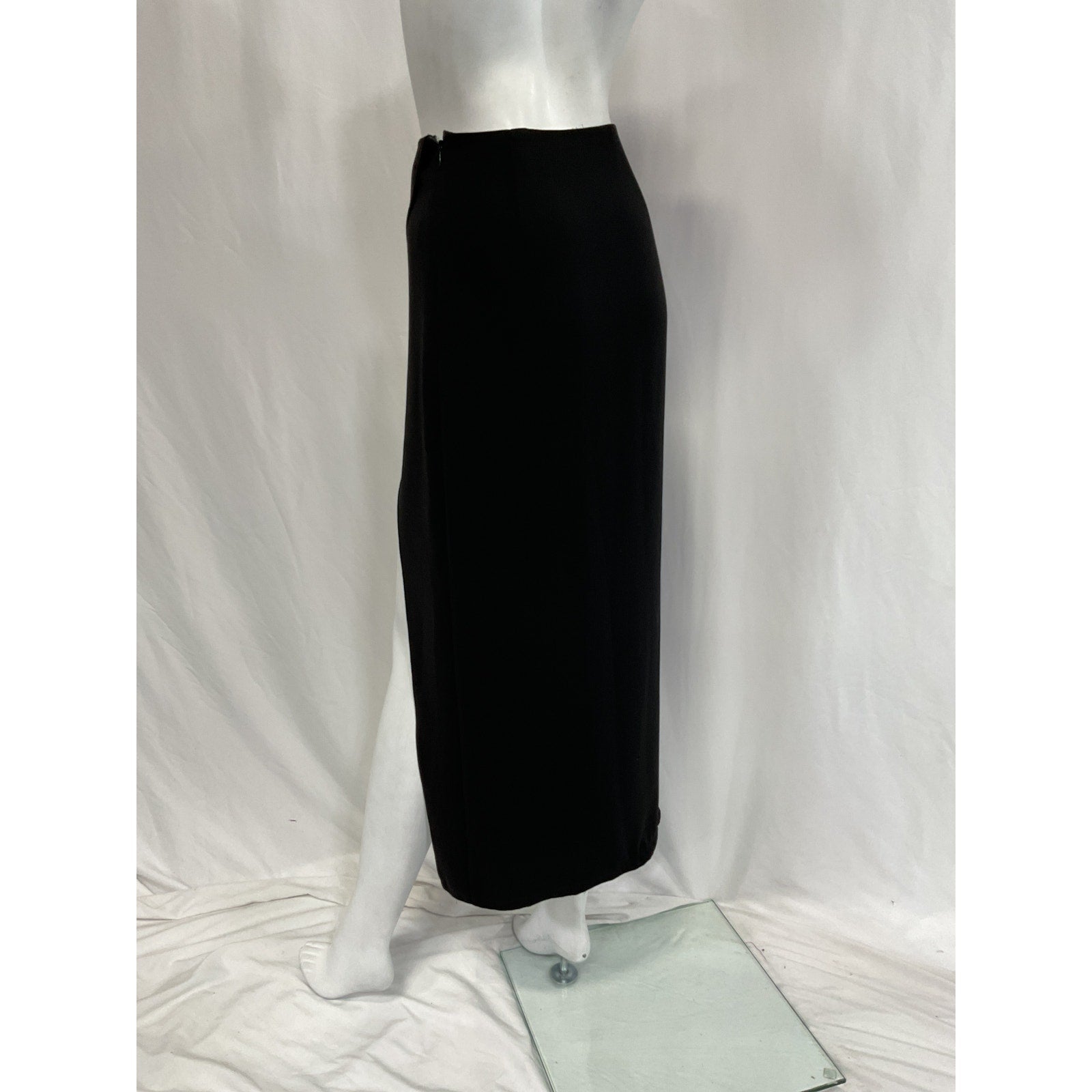 Ronny Kobo 'Zaya' Black Crepe Skirt Size XS