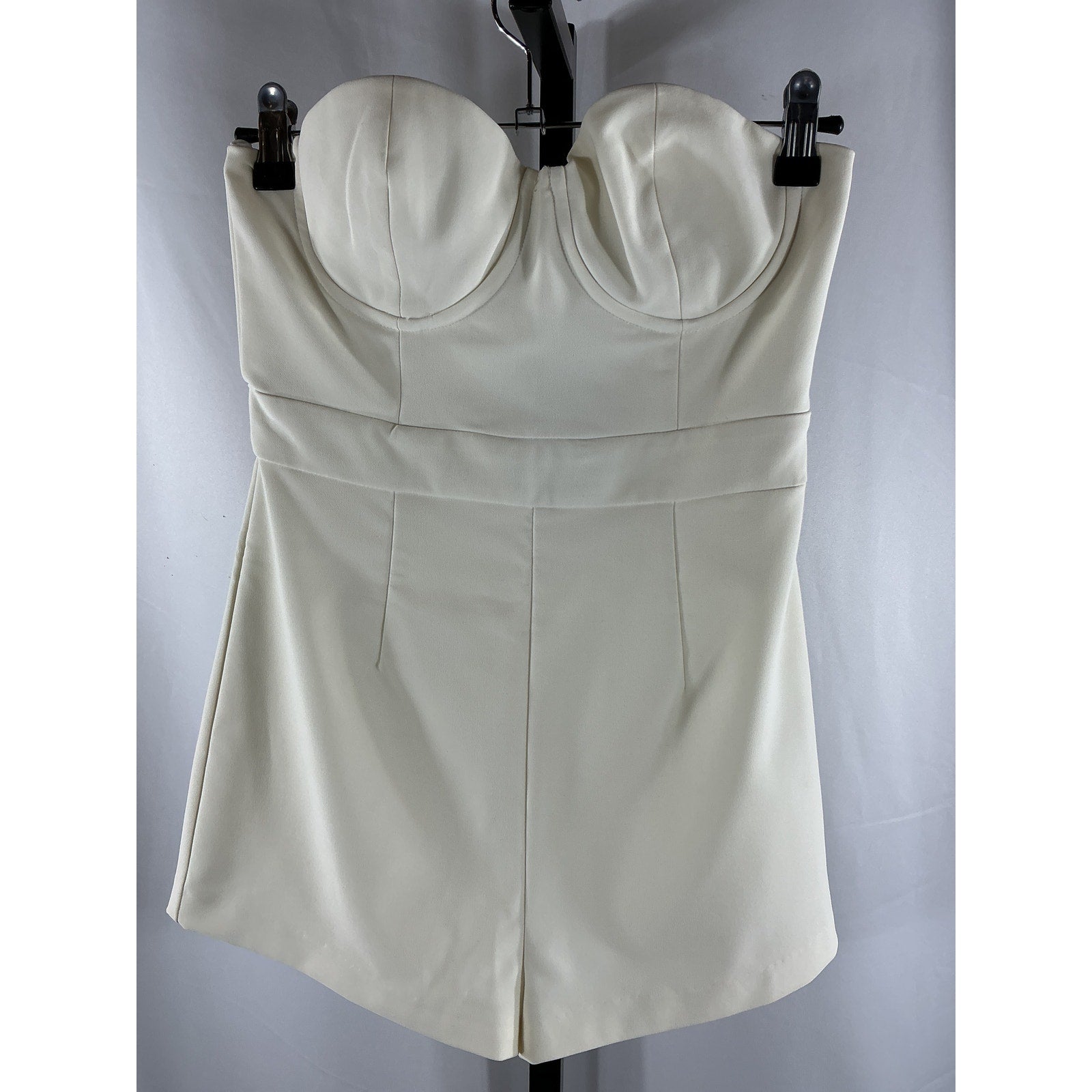 Michael Costello x Revolve 'Karina' White Polyester Romper Size XS - NWT