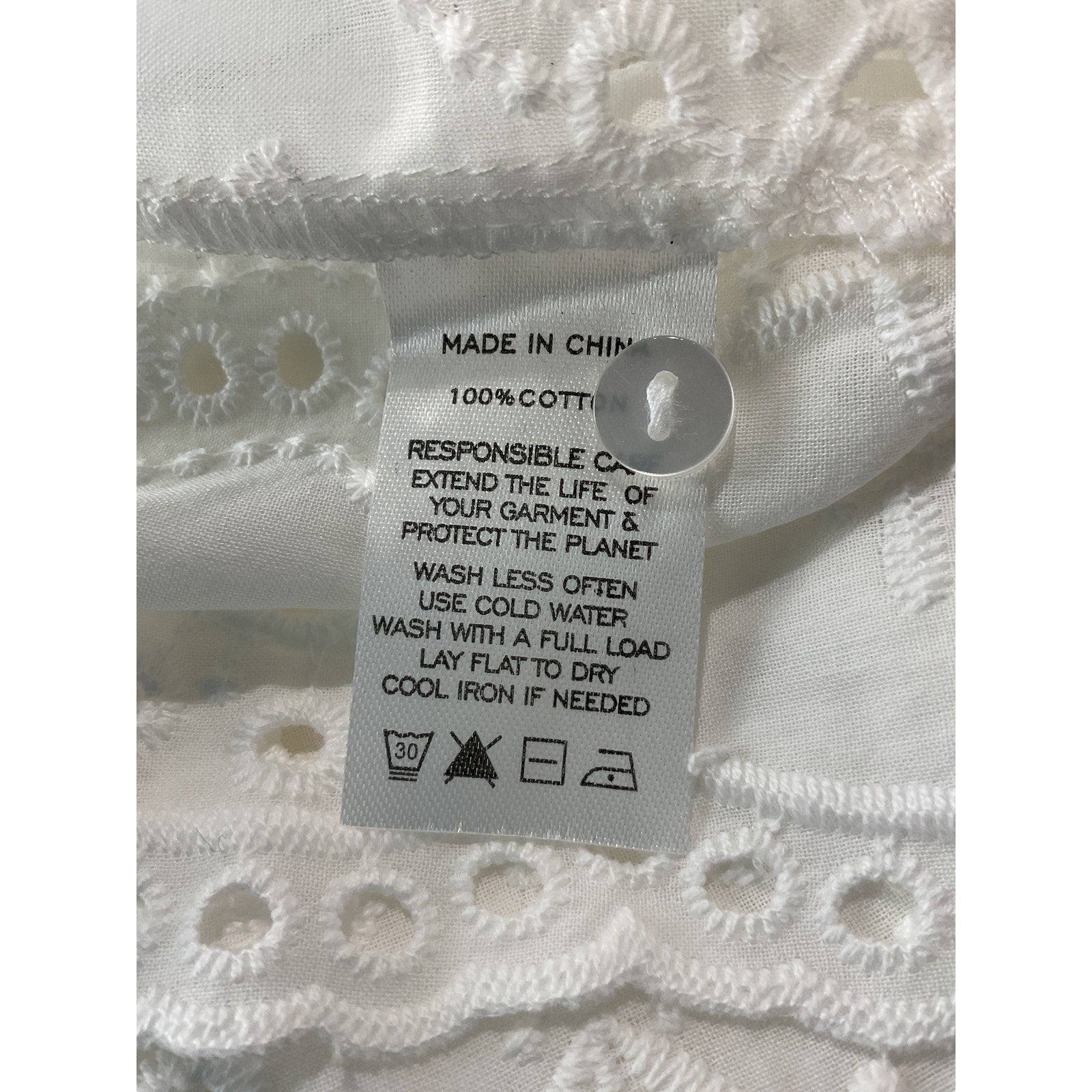 Hill House Home 'The Celia' White Cotton Top Size XXS - NWT