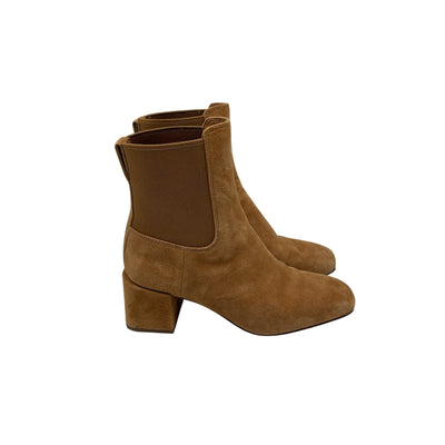 Vince 'Kimmy' Tan Suede Chelsea Boots Size 6 M