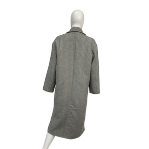 Line & Dot 'Paola' Grey Wool Coat Size L