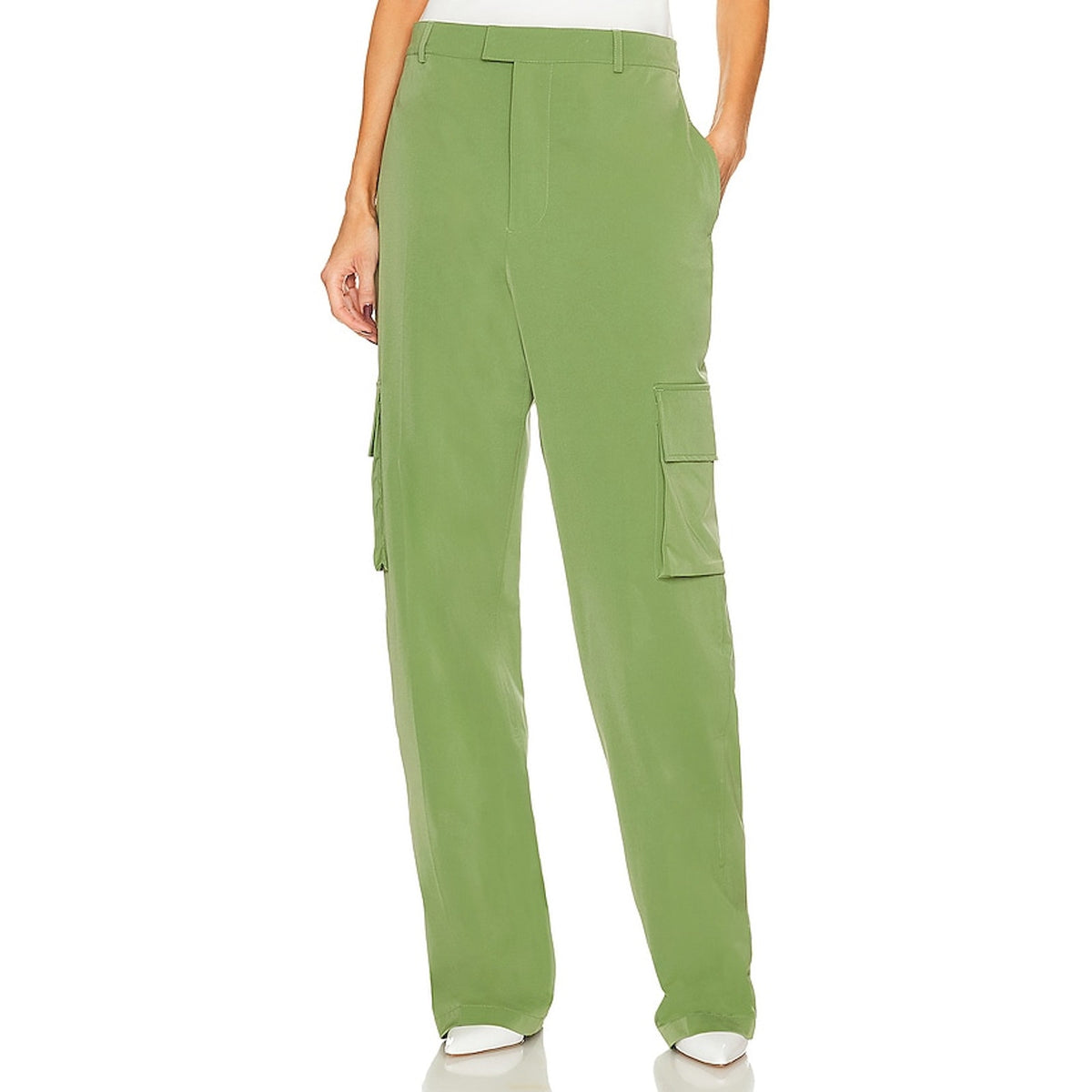 Helsa Utility Green Tech Gabardine Cargo Pants Size S