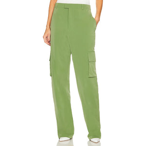 Helsa Utility Green Tech Gabardine Cargo Pants Size S