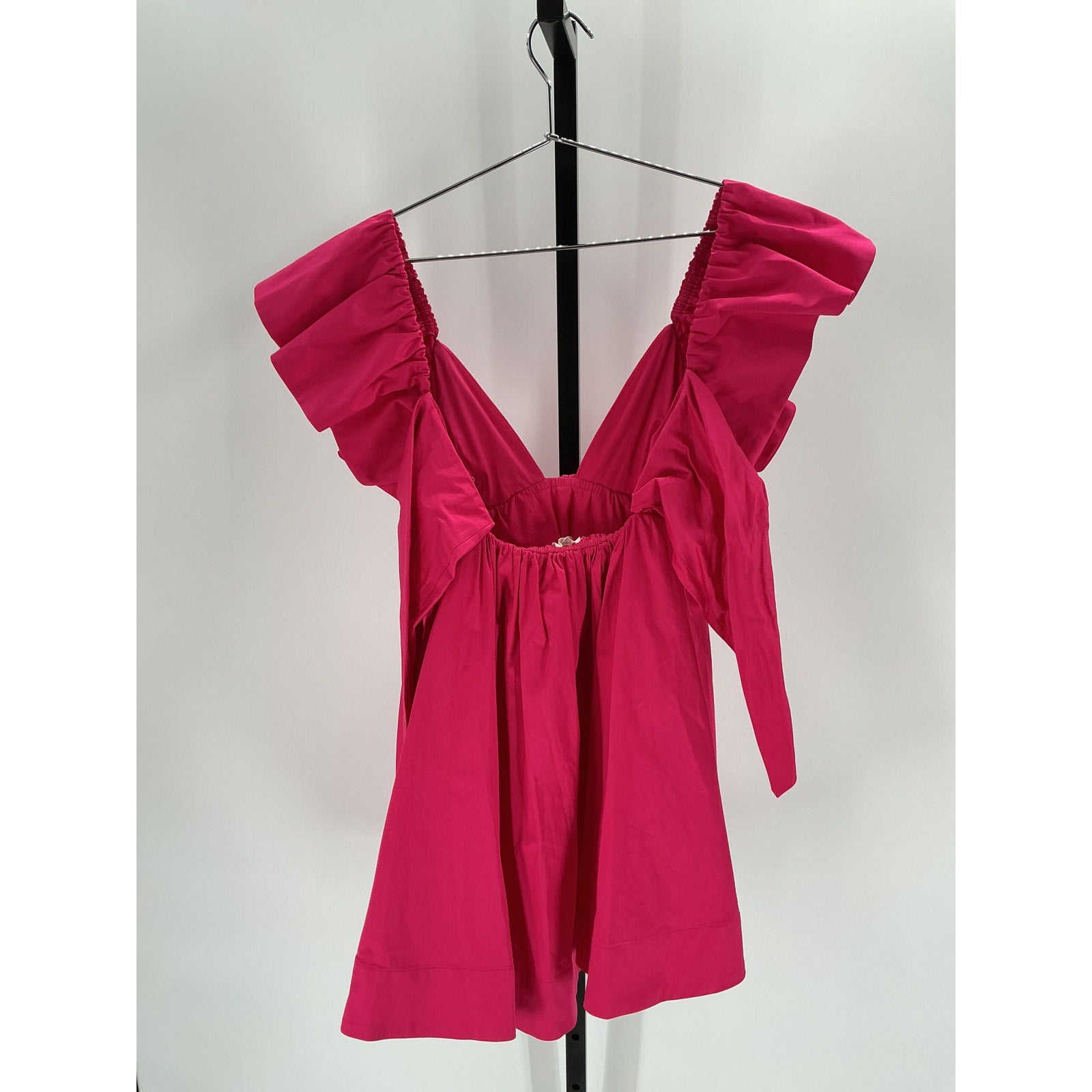 For Love & Lemons 'Clementine' Pink Viscose Mini Dress Size XS