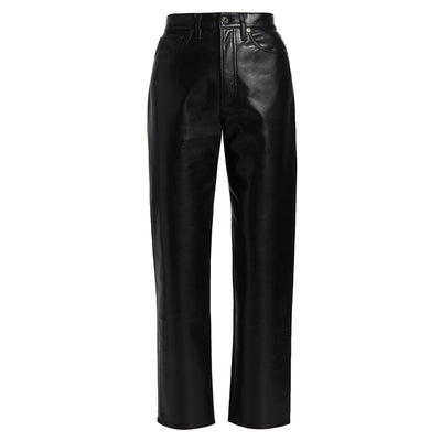 Agolde Recycled Leather Black Pants Size 29