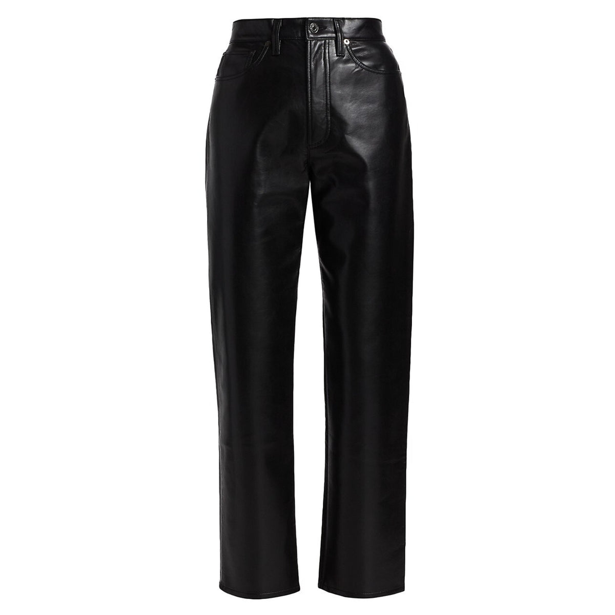 Agolde Recycled Leather Black Pants Size 29