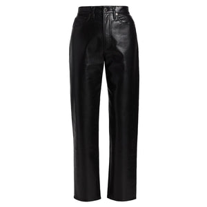 Agolde Recycled Leather Black Pants Size 29