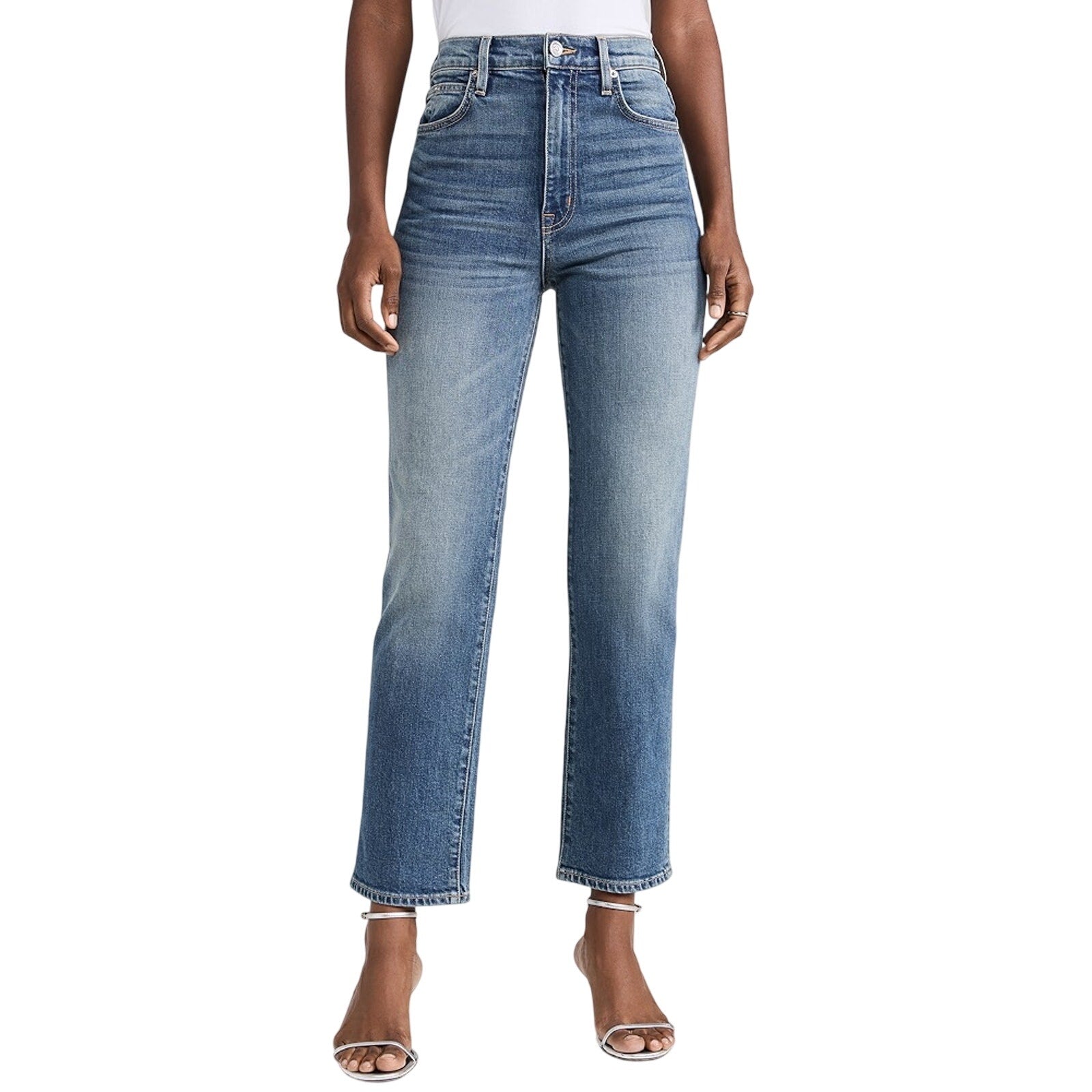 Slvrlake London Blue Cotton Ankle Jeans Size 29