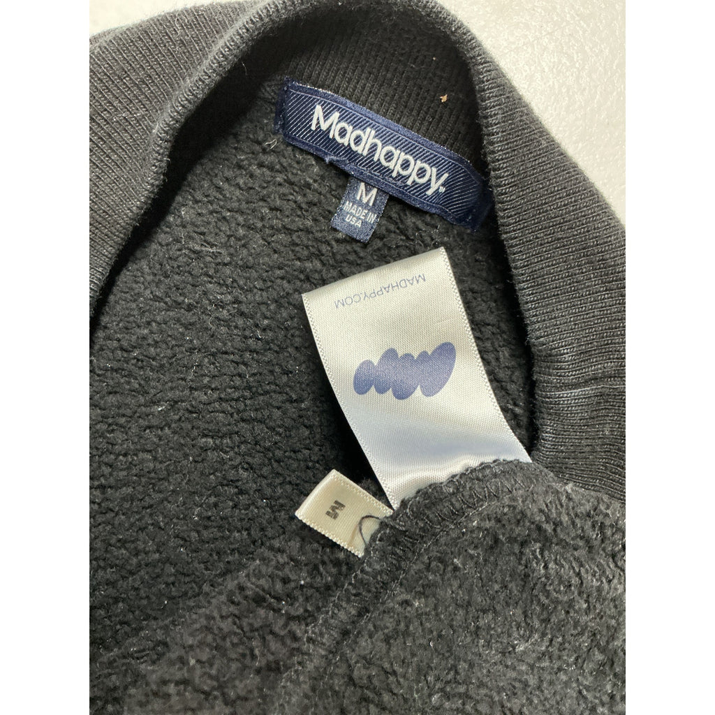 Madhappy 'Classics' Black Fleece Crewneck Sweatshirt Size M