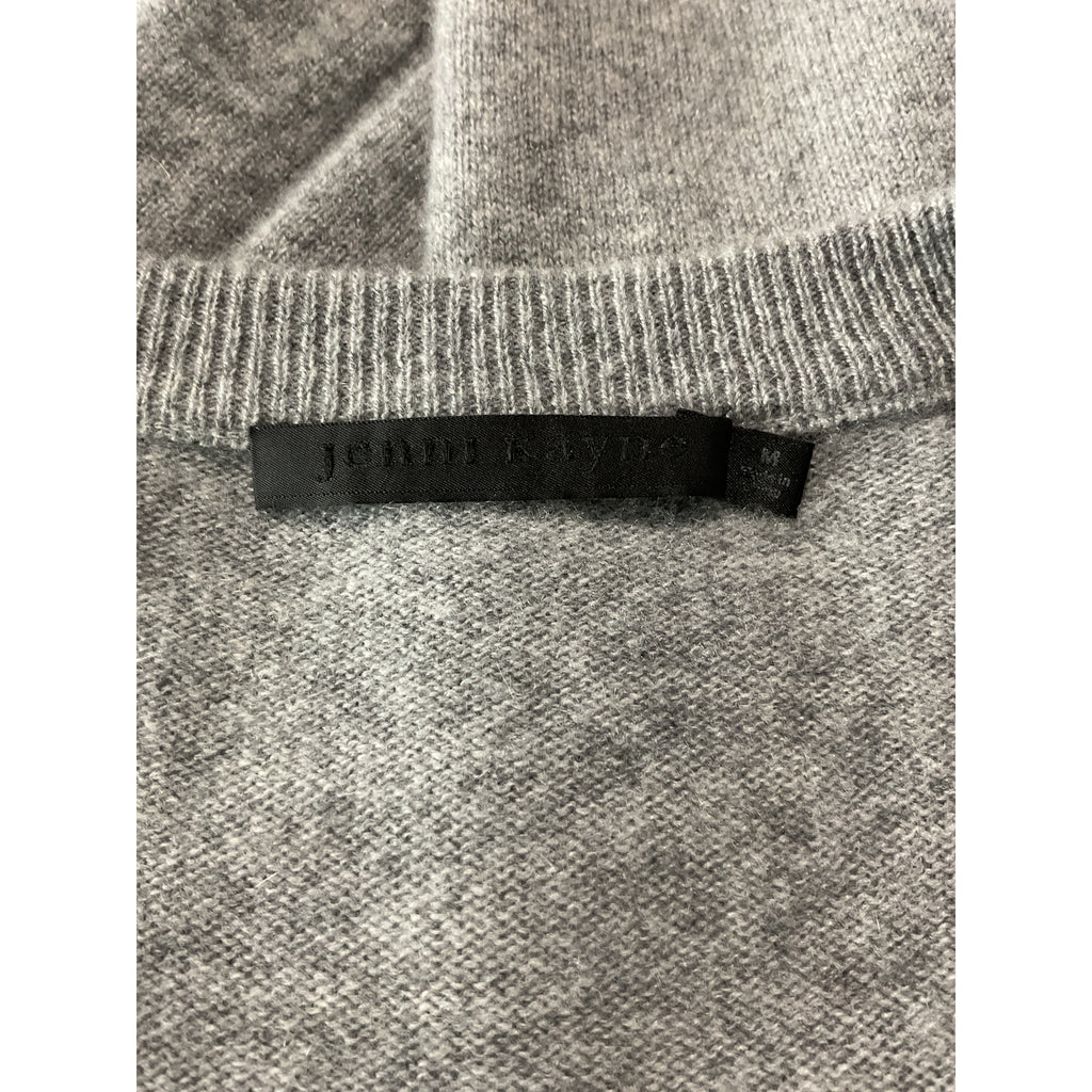 Jenni Kayne 'Flynn' Grey Cashmere Sweater Size M
