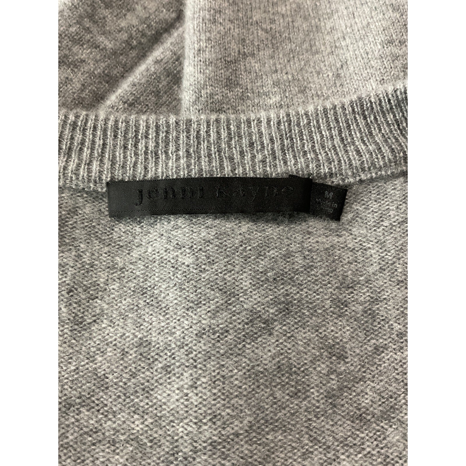 Jenni Kayne 'Flynn' Grey Cashmere Sweater Size M