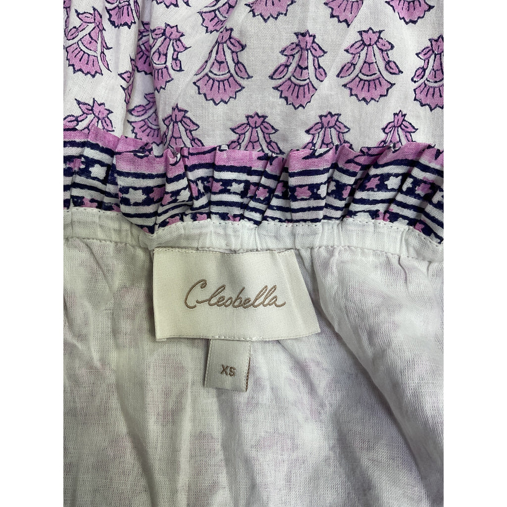 Cleobella 'Tillie' Pink Cotton Mini Dress Size XS