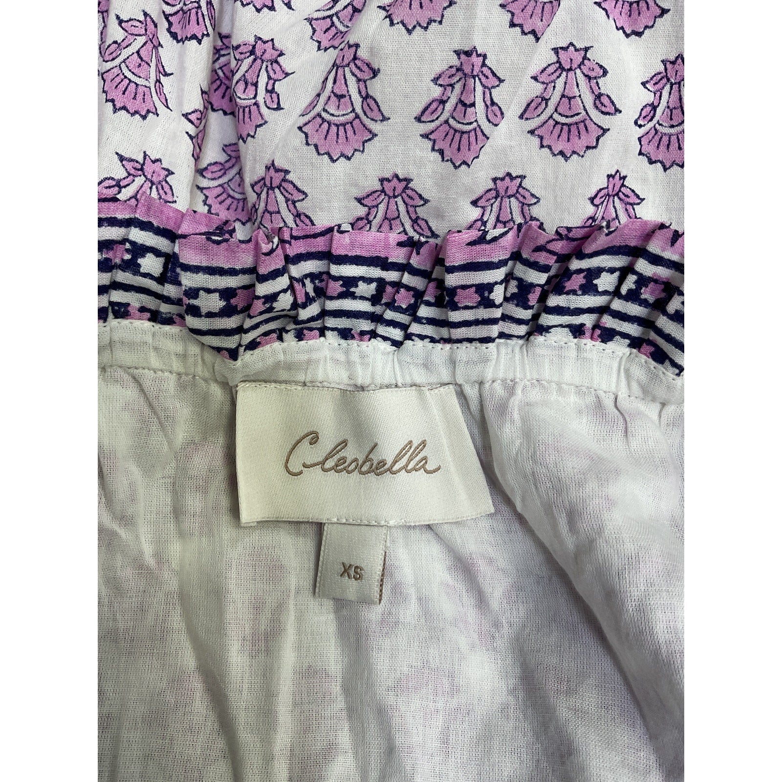 Cleobella 'Tillie' Pink Cotton Mini Dress Size XS