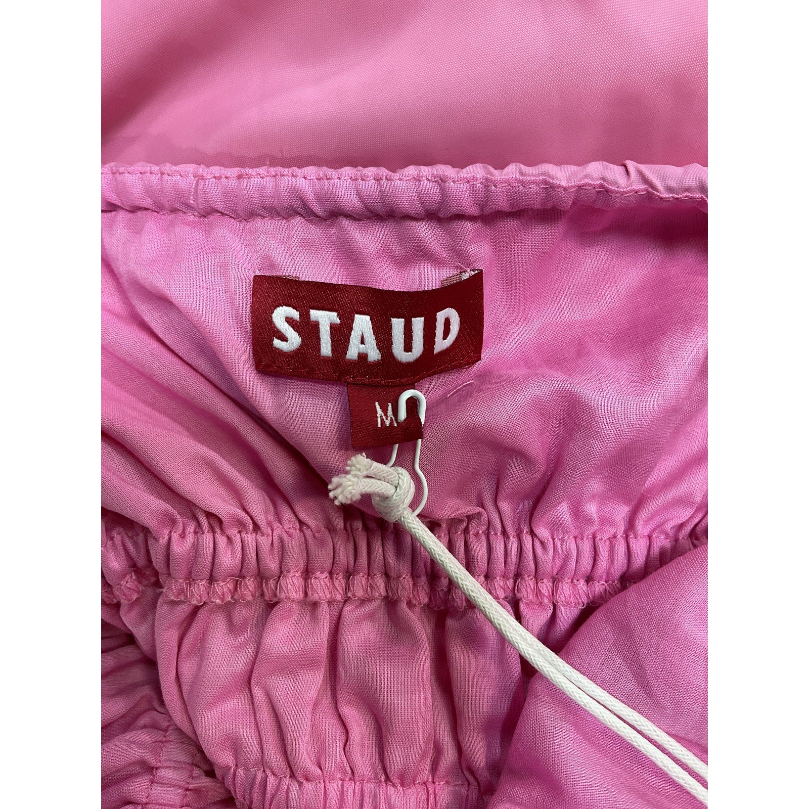 Staud Sleeveless Pink Bow Dress Size M - NWT