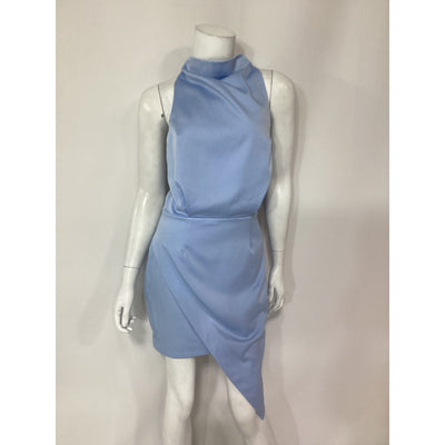 Elliatt 'Camo' Blue Asymmetrical Dress Size S
