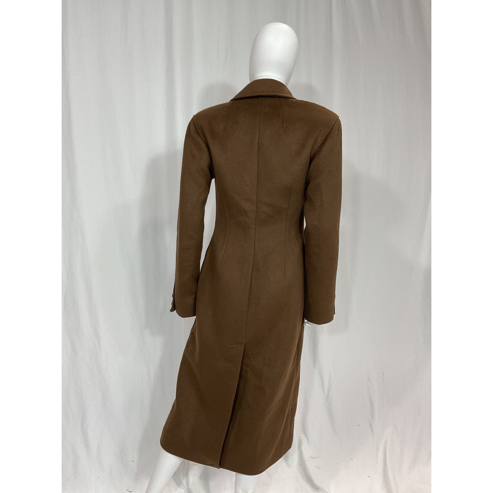 L'Academie x 'Marianna' Brown Long Coat Size XS