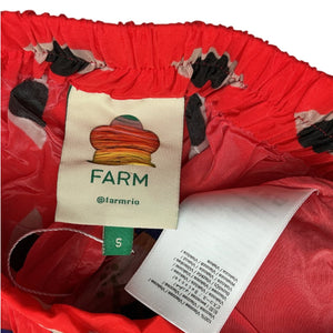 Farm Rio Bold Multicolor Surreal Scarf Trousers Size S