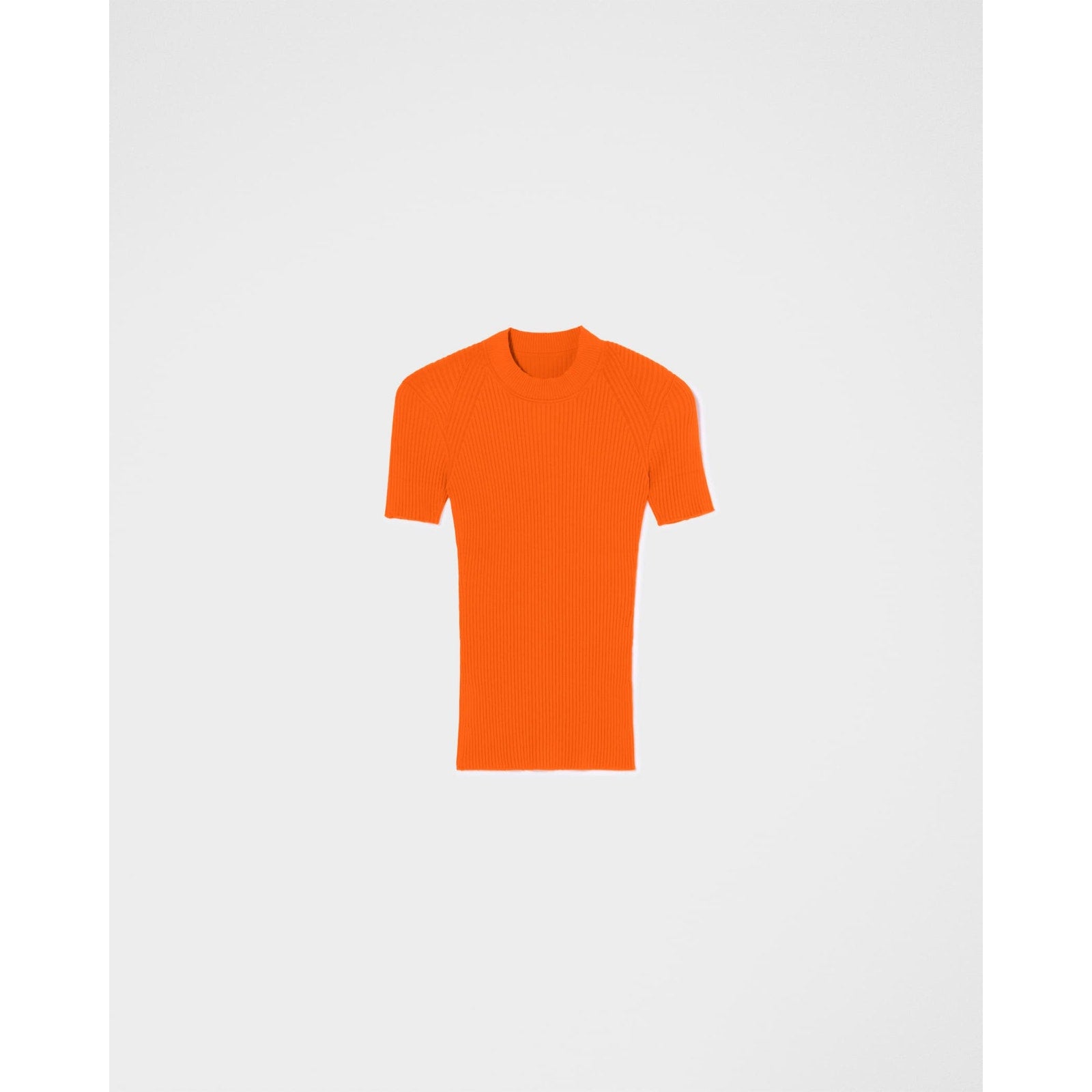 Jacquemus 'Le' Orange Viscose T-Shirt Maille Size XS