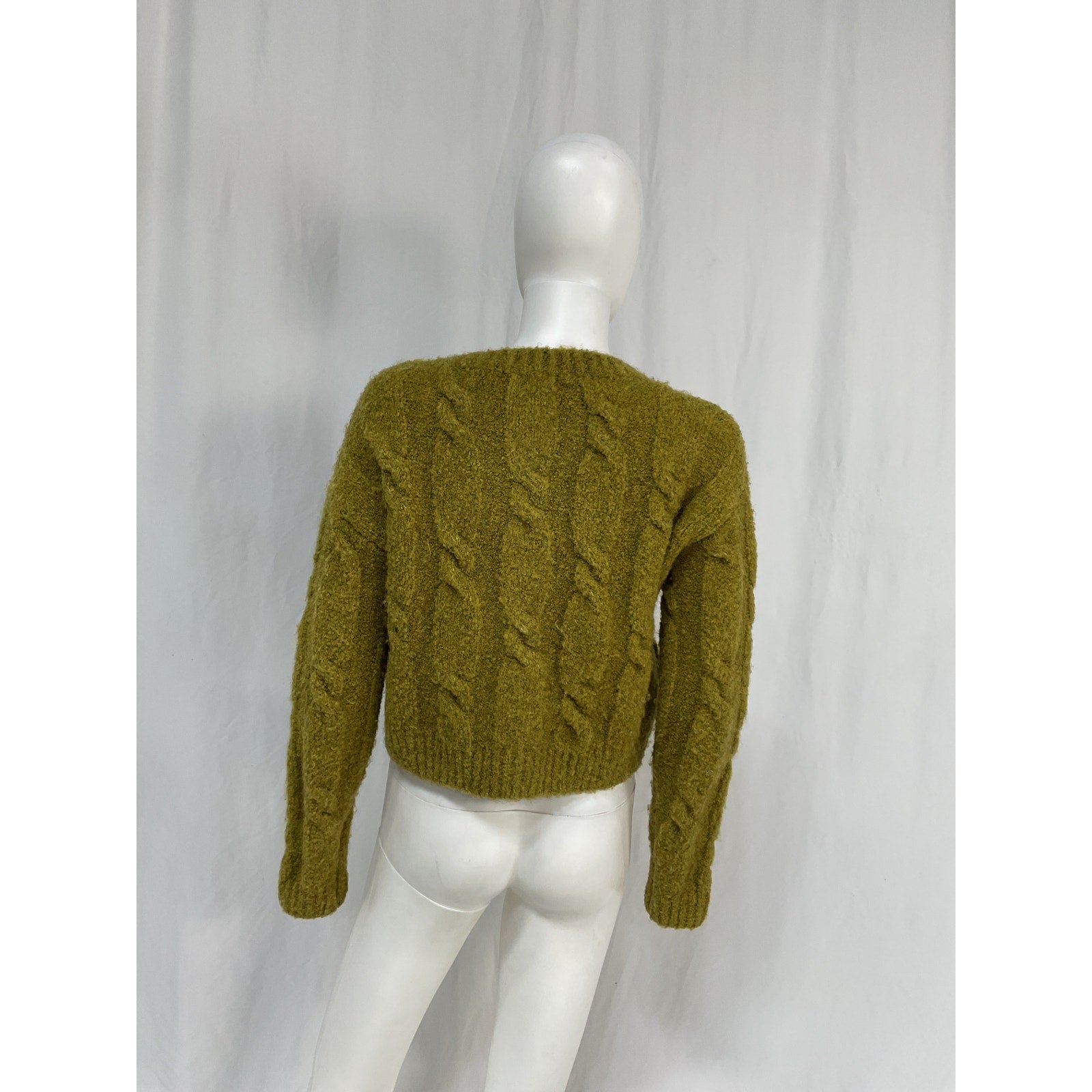 Line & Dot 'Clover' Green Polyester Sweater Size XS