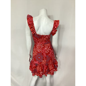 Likely Charlotte Red Mini Dress Size 2